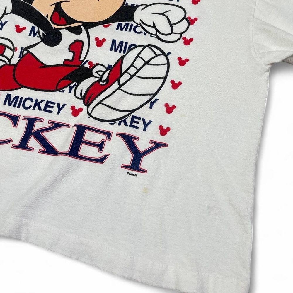 Vintage 90s Mickey Mouse Cropped Style T-shirt - Picture 2 of 6